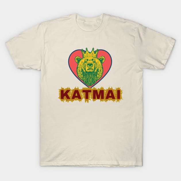 I HEART Katmai. Home of The Fattest Bears T-Shirt by SwagOMart